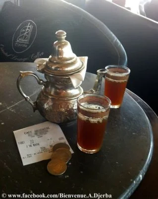 Thé à la menthe en tunisie