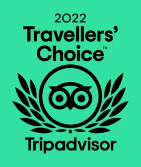 certificate of excellence 2022 Travellers'choice TripAdvisor