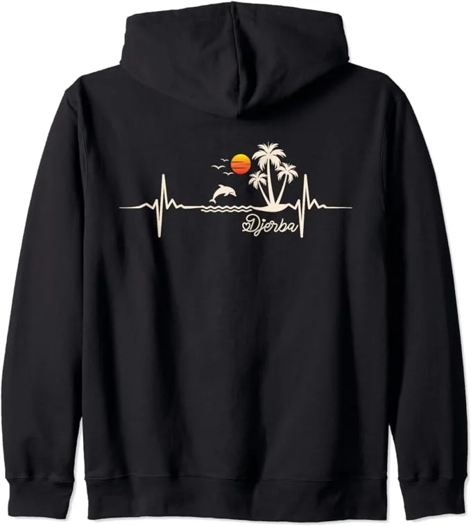 djerba sweat capuche zippe homme femme